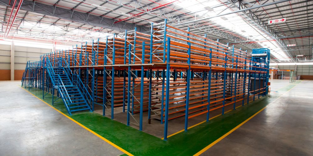 Mezzanine flooring system krost shelving and racking
