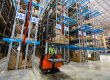 very narrow aisle warehouse shelving - Krost shelving and racking