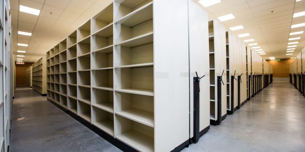 Krost Shelving and Racking mobile cupboard with multiple shelves