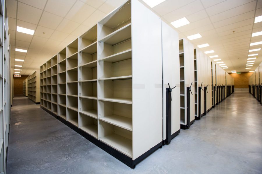 Krost Shelving and Racking mobile cupboard with multiple shelves