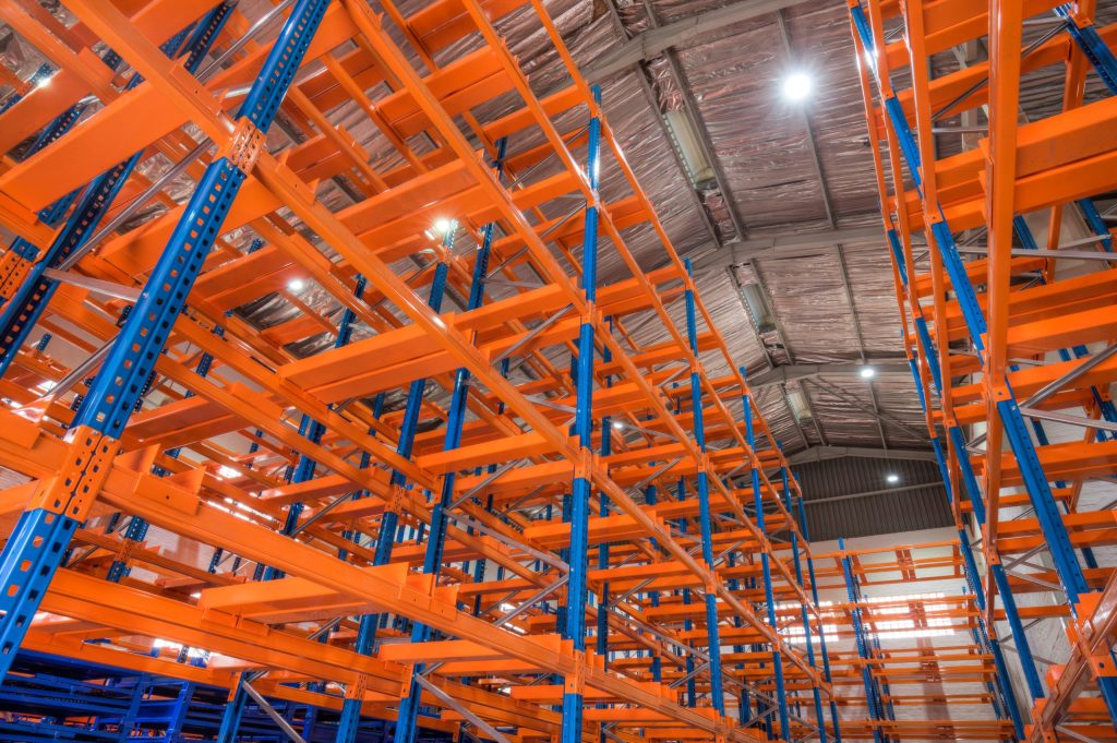 Custom made warehouse racking that maximises the use of available space