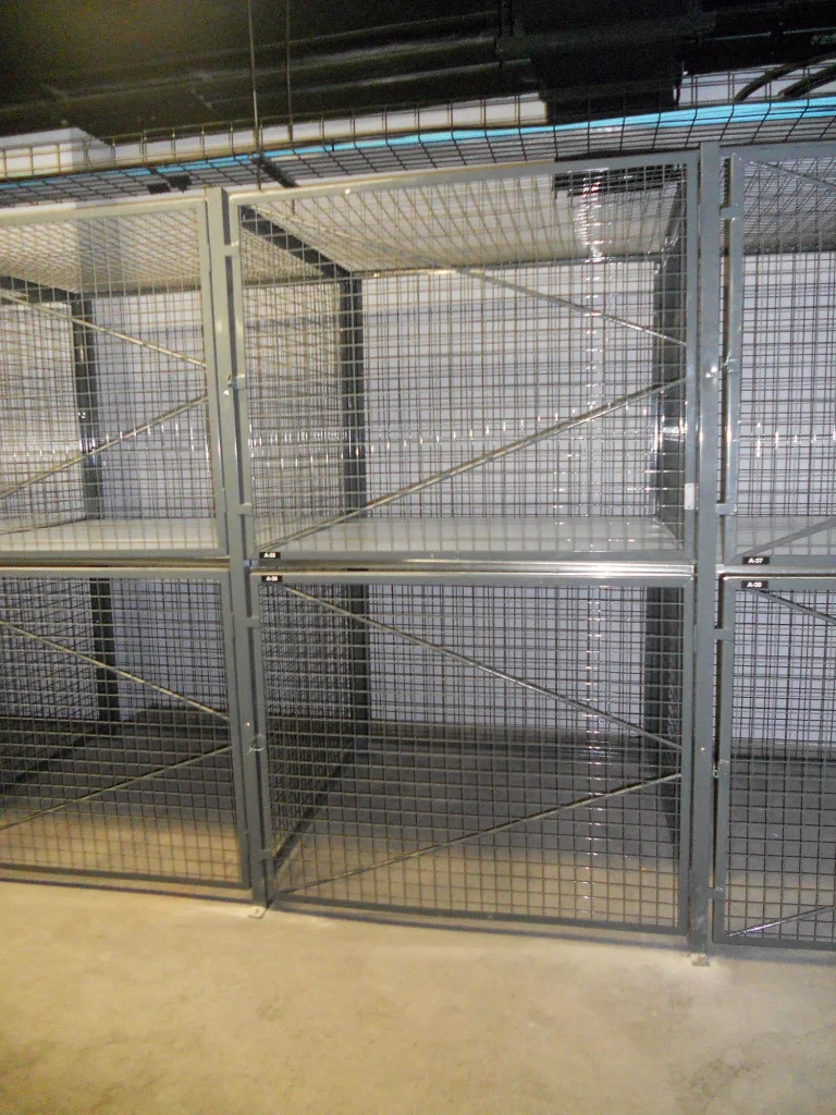 Standard wire mesh locker vs steel lockers