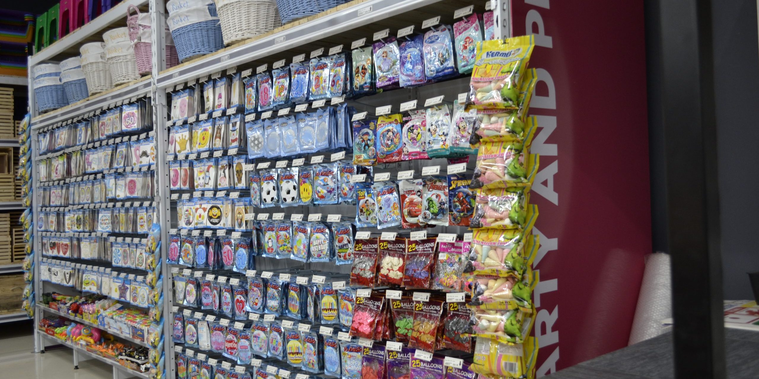 _DSC4192 Gondola shelving in a retail store.