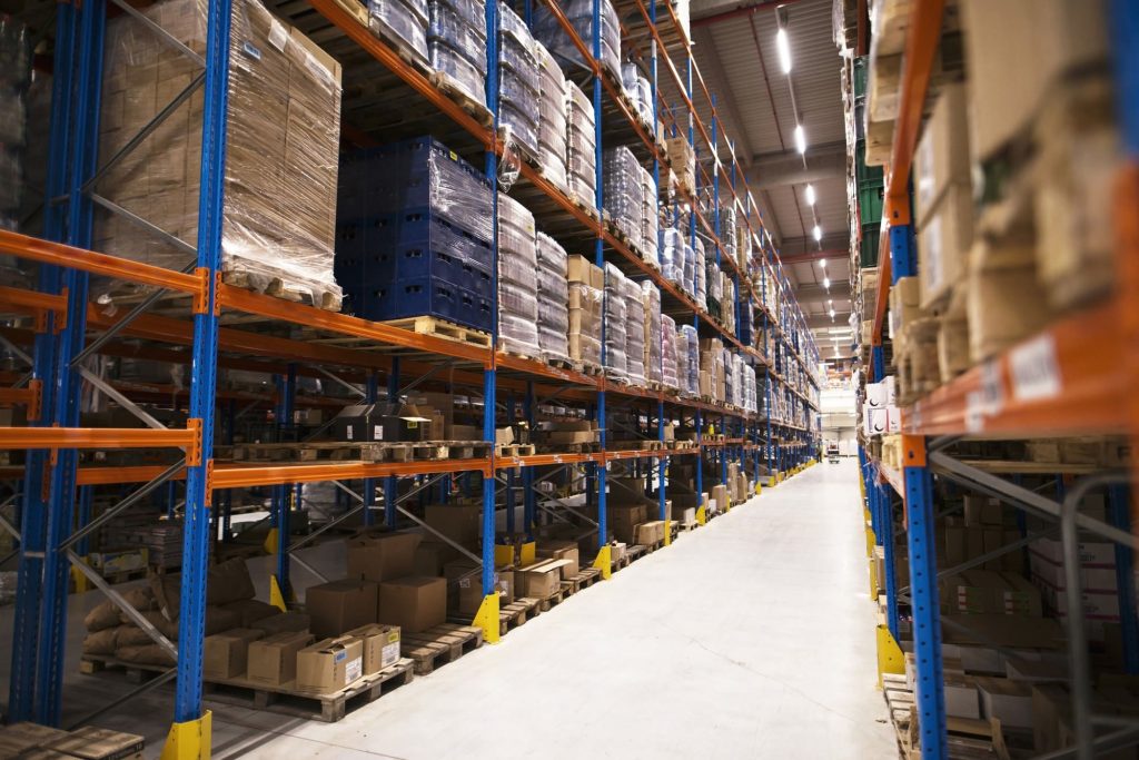 The best industrial shelving South Africa in a fully stocked distribution centre