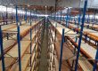 A new warehouse shelving setup to compare warehouse shelving vs. rivet shelving