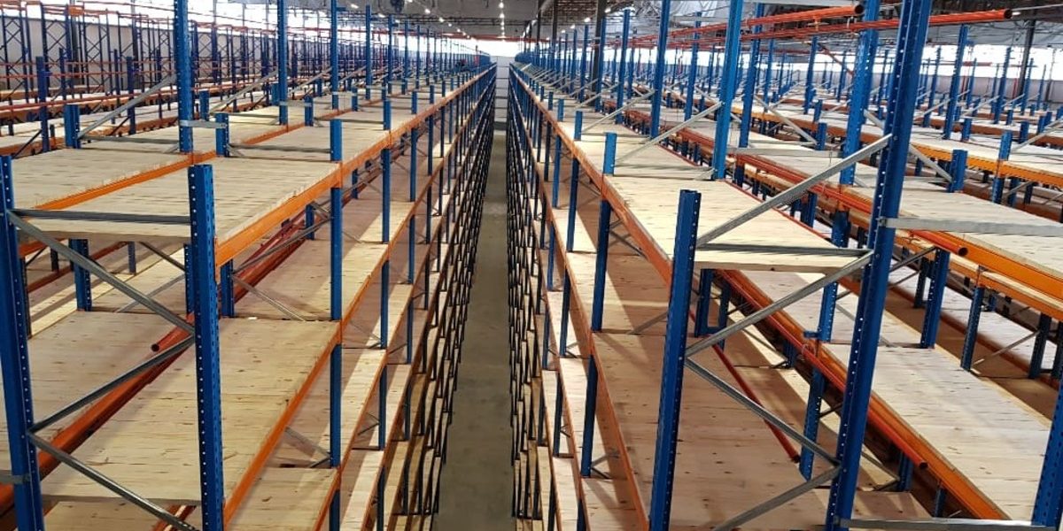 A new warehouse shelving setup to compare warehouse shelving vs. rivet shelving A new warehouse shelving setup to compare warehouse shelving vs. rivet shelving